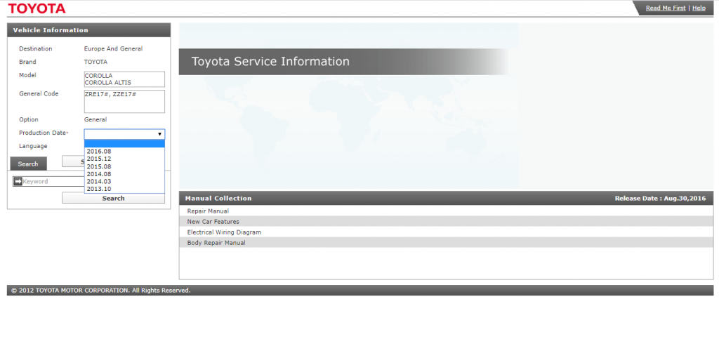 Tài liệu sửa chữa Toyota GSIC ONLINE update 2018