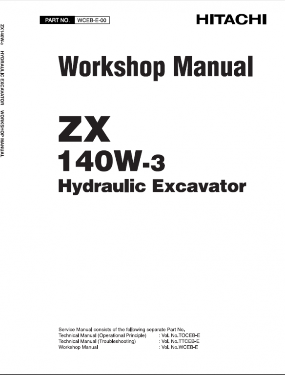 [TLM00038] ZX140W-3 WORKSHOP MANUAL