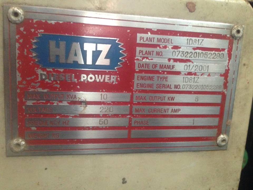 Bơm cao áp máy phát điện Hatz