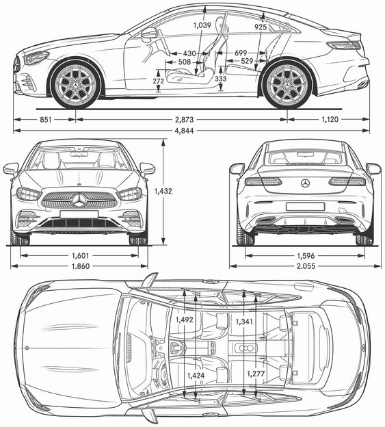 Bản vẽ tham khảo xe Mercedes Benz
Tài liệu tham khảo
Bản vẽ tham khảo