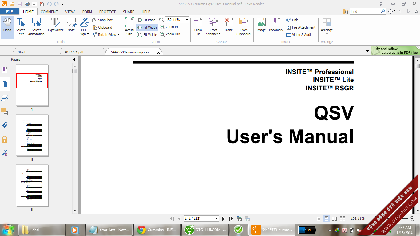 INSITE™ Professional QSV User's Manual