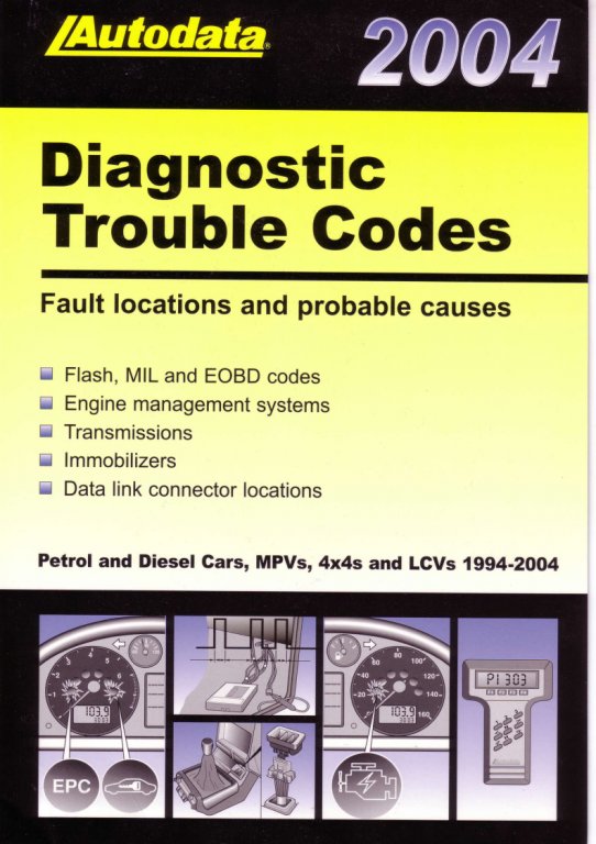 Autodata - Diagnostic Trouble Codes Fault locations and probable causes - 2004 edition_Page1.jpg