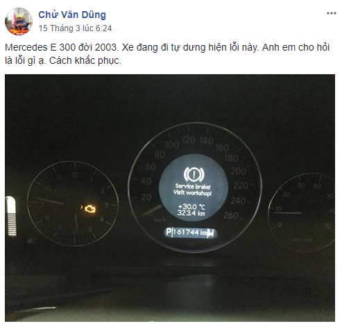 Báo lỗi về phanh như thế nào trên Mercedes E300 2003 1.PNG