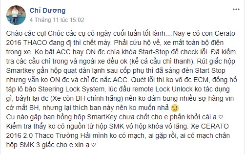 Cerato 2016 2.0 đang đi thì chết máy.jpg