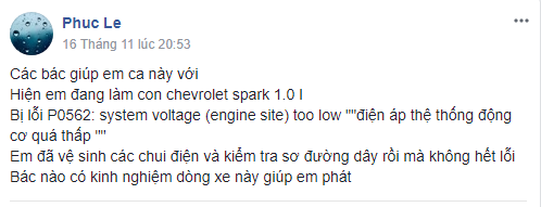 Chevrolet Spark 1.0L báo lỗi P0562 1.PNG