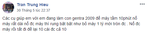 Daewoo Gentra 2009 nổ máy rung giật như bỏ máy. 1.PNG