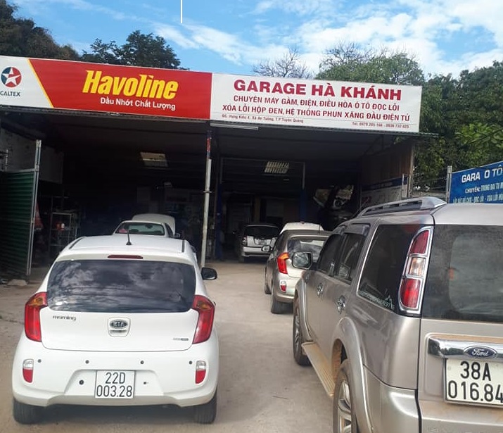 garage ô tô tại Tuyên Quang- Hà Khánh chuyên sửa chữa xe con..jpg