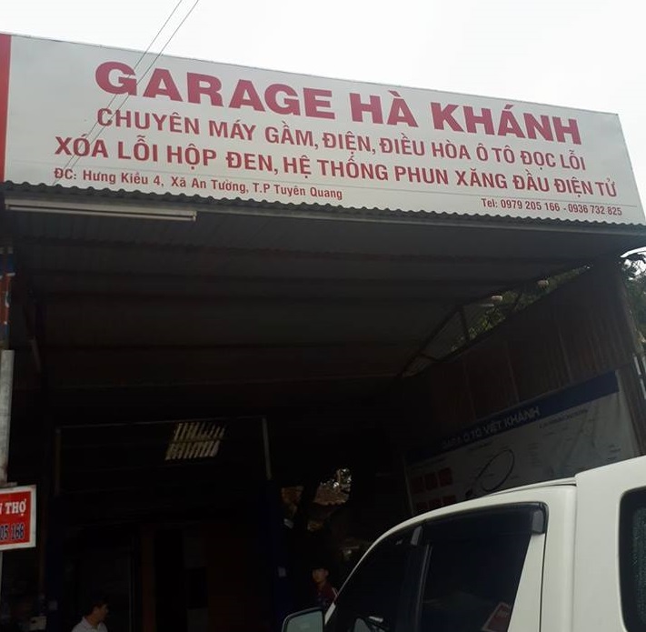 garage ô tô tại Tuyên Quang- Hà Khánh chuyên sửa chữa xe con.jpg