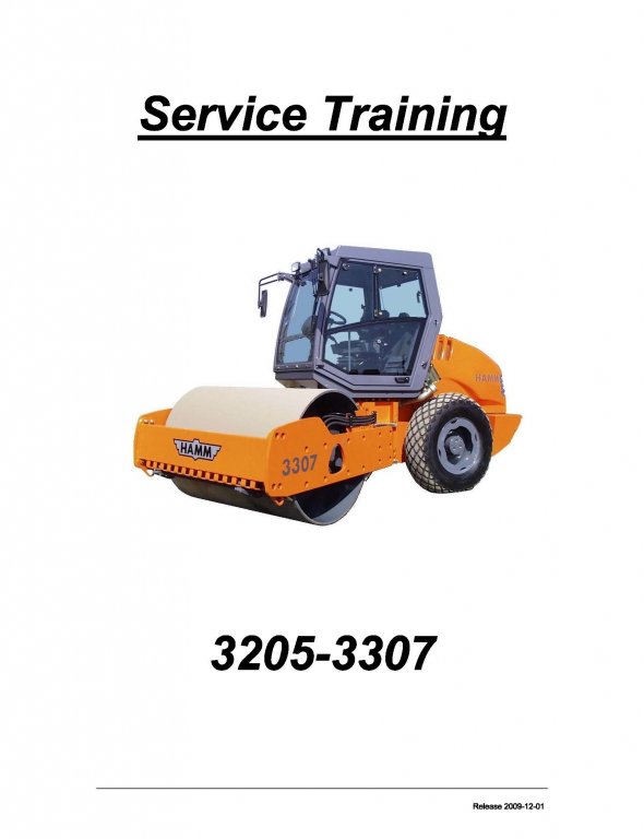 Hamm 3205-3307 Service Training