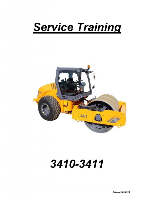 Hamm 3410 - 3411 Service Training