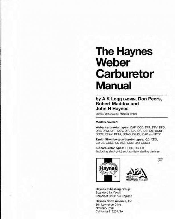 Haynes - Weber, Zenith Stromberg and SU Carburetor Manual_Page2.jpg