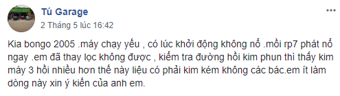 Kia Bongo 2005 máy yếu, có lúc khởi động không nổ 1.PNG