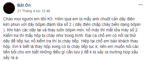 KIA K3 hộp bị cháy. 1.PNG