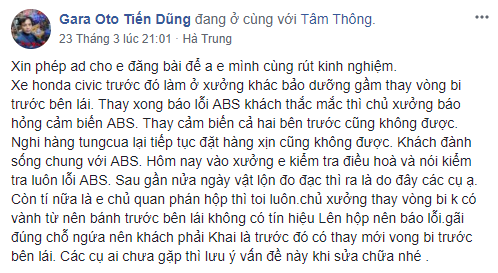 Kinh nghiệm thay vòng bi trước bên lái. 1.PNG