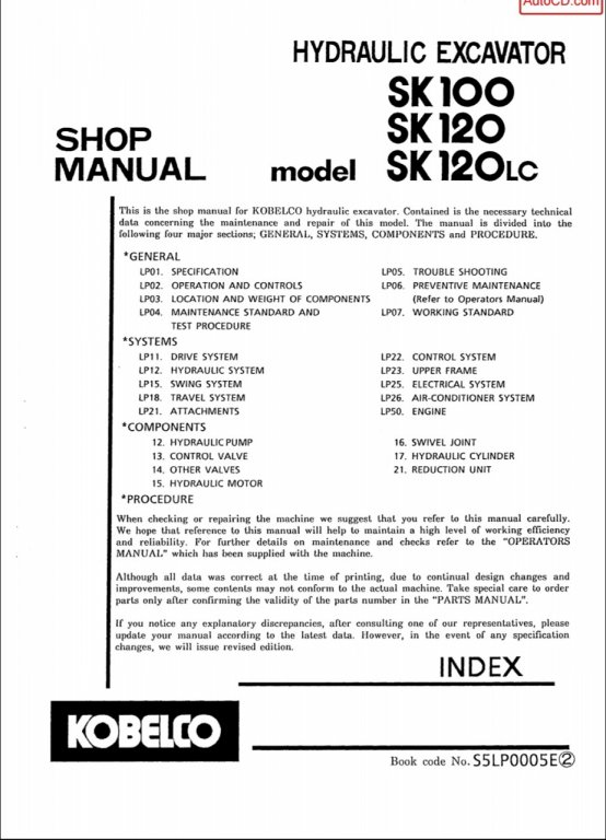 Kobelco SK100SK120SK120LC Workshop Manual.jpg