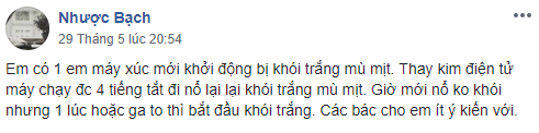 Máy xúc lúc mới khởi động có khói trắng. 1.PNG