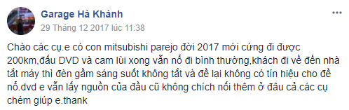 Mitsubishi Pajero 2017 đèn gầm luôn sáng, không tín hiệu đề.  1.PNG