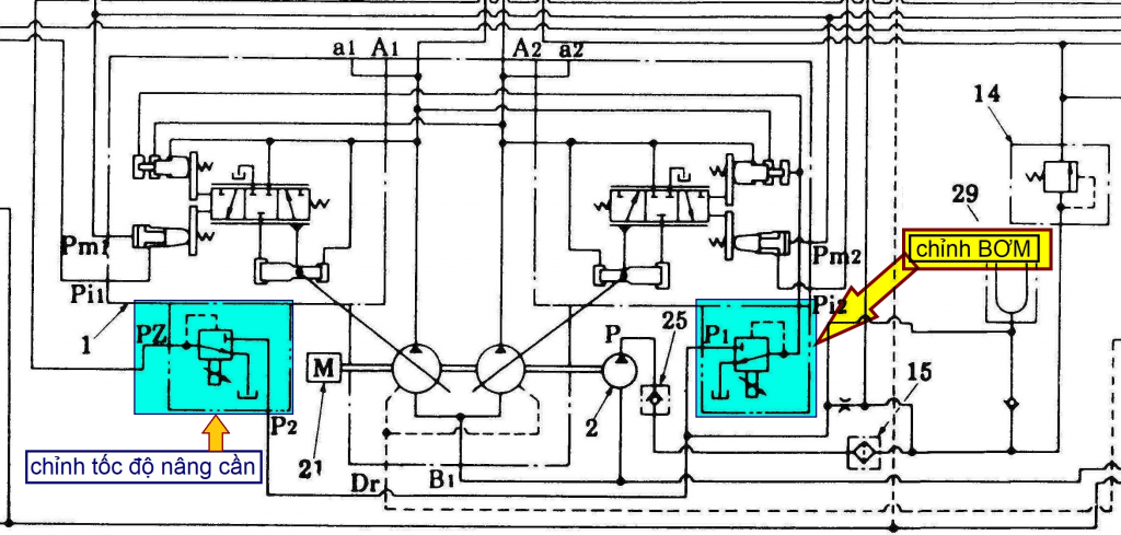 SK100-SK120-1 PSV control Hydraulic circuit.png