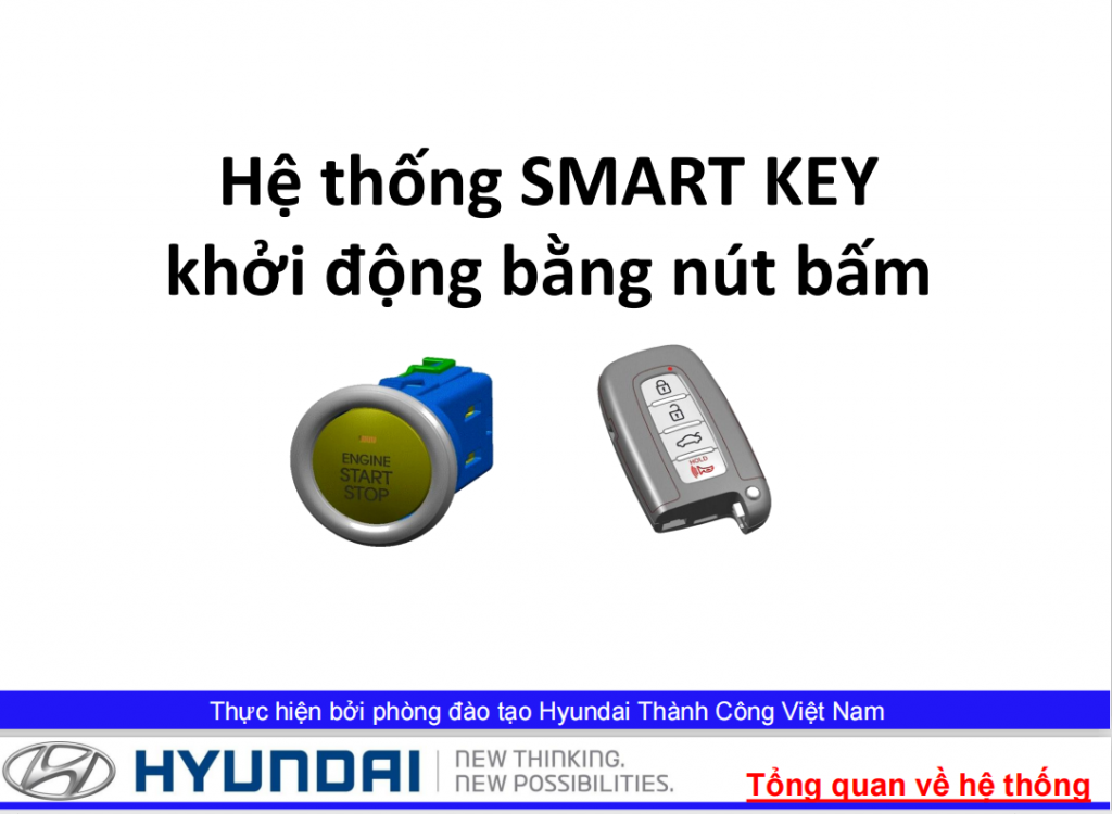 Tài liệu đào tạo hệ thống Smartkey trên xe Hyundai