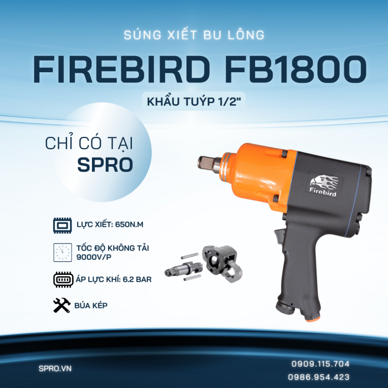 TOP 3 SÚNG XIẾT BU LÔNG HOT NHẤT NHÀ SPRO: FIREBIRD FB1800, FIREBIRD FB 1700 VÀ ROTAKE RT-21