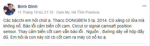 Thaco DONGBEN 5 tạ 2014  không nổ được. 1.PNG