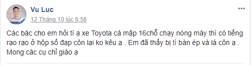Toyota Hiace khi chạy nóng máy thì có tiếng ở hộp số 1.PNG