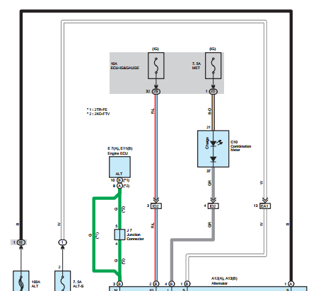 Sơ đồ mạch điện Fortuner (Hệ thống khởi động) | OTO-HUI - Mạng Xã ...