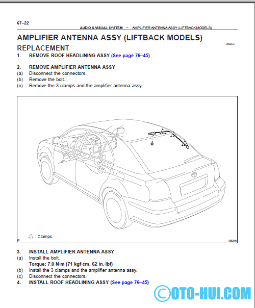Toyota Avensis 2002 - 2007 Service Manual