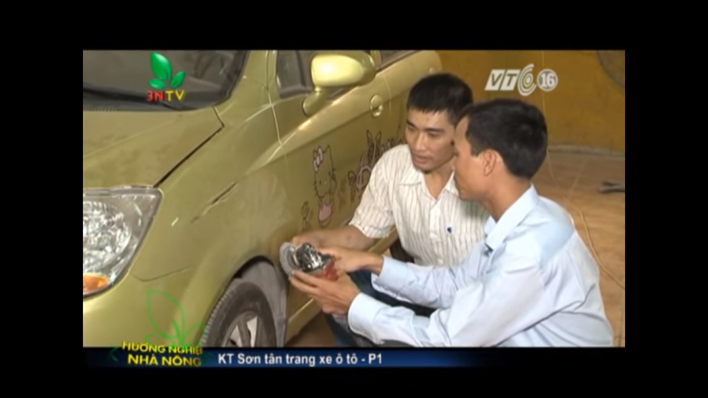 Kỹ thuật sơn tân trang xe ô tô