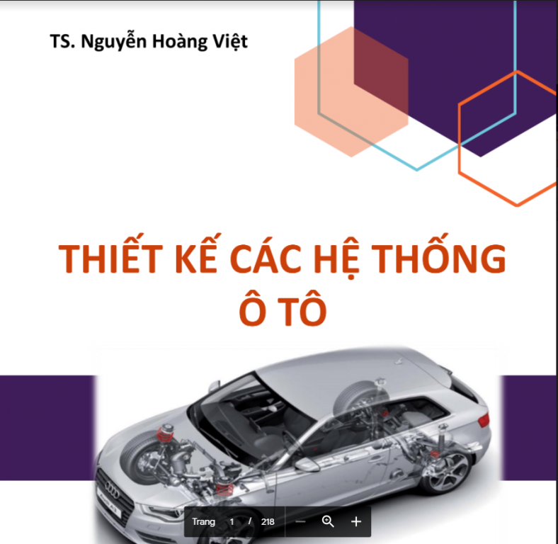 Thiết kế các hệ thống ô tô - TS.Nguyễn Hoàng Việt - ĐHBK Đà Nẵng