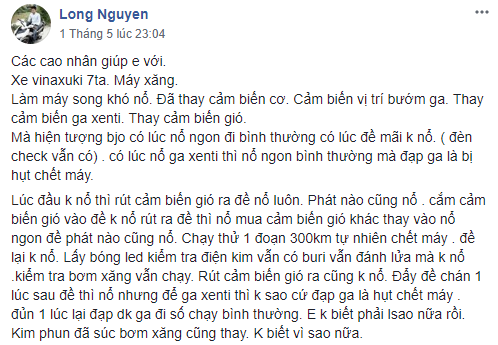 Vinaxuki 7 tạ máy xăng làm máy xong thì khó nổ. 1.PNG