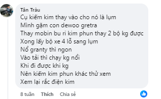 Vivant 2008 để nổ máy hoặc chạy tự tắt máy, giật cục. Đạp ga không tải thì lên mà vào số có tả...PNG