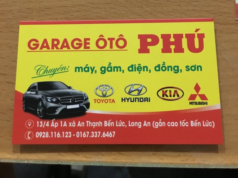 Garage ôtô Phú, chuyên điện, máy, gầm, đồng sơn [Long An]