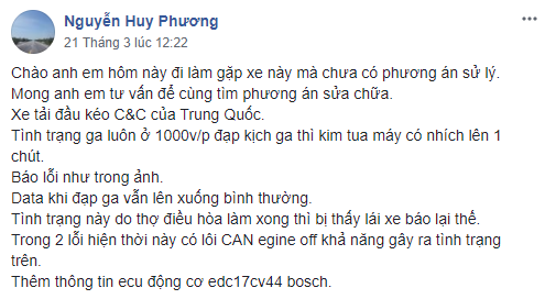 Xe tải đầu kéo C&C luôn ở 1000vp đạp kịch ga thì kim tua máy có nhích lên 1 chút. 1.PNG